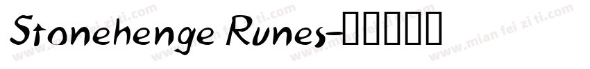 Stonehenge Runes字体转换